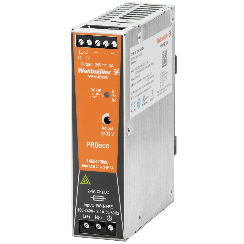 Pro Eco 72W 12V 6A Güç Kaynağı - Endüstriyel Otomasyon