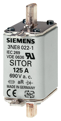 3NE1022-0 SITOR SİGORTA 125A 690V AC BOY:00