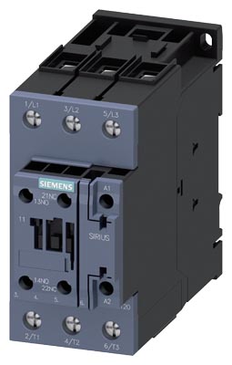 SIEMENS 3RT2035-1NB30 SIRIUS KONTAKTÖR 18.5KW 40A 1NO+1NC 20-33V AC/DC VARİSTÖRLÜ S3