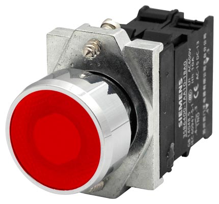 3SB6163-0DB20-1CA0 SIEMENS BUTON KIRMIZI LEDLİ 1NO 24V AC/DC