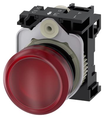 3SU1102-6AA20-1AA0 Kırmızı 24V AC/DC Sinyal Lambası