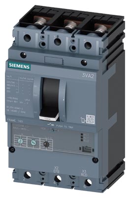 3VA2110-5MN32-0AA0 Kompakt Tip Elektronik Açtırıcılı Motor Koruma Güç Şalteri