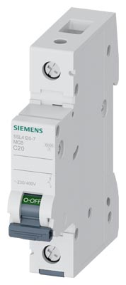 SIEMENS 5SL4120-7 Miniature Circuit Breaker 20A 1P