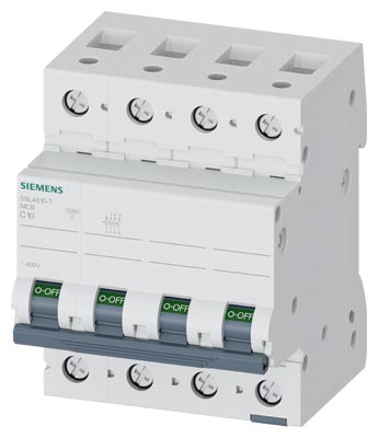 5SL4610-7 SIEMENS OTOMATİK SİGORTA 10A 3P+N 10KA C TİPİ
