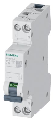 SIEMENS 5SL6016-7 Otomatik Sigorta 16A 1+N 6KA C Tipi