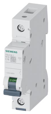 SIEMENS 5SL6116-7 Miniature Circuit Breaker 16A 1P 6KA C Tipi