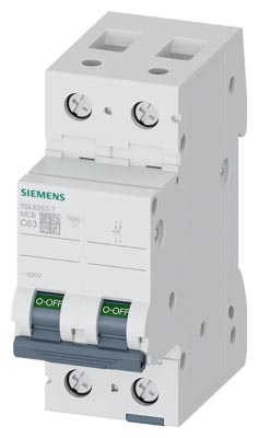 SIEMENS 5SL6263-7 Miniature Circuit Breaker 63A 2P