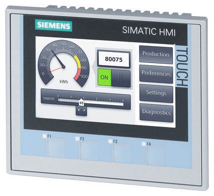 SIEMENS 6AV2124-2DC01-0AX0 SIMATIC HMI KTP400 Comfort