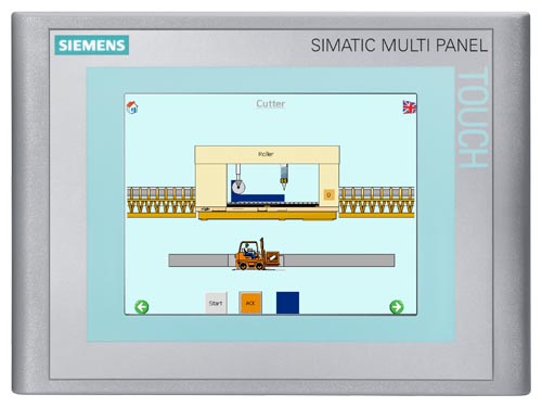 SIEMENS 6AV6642-0EA01-3AX0 MP177, 64000 renk, 6” TFT dokunmatik ekran