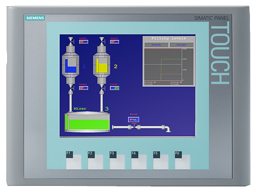 SIEMENS 6AV6647-0AC11-3AX0 KTP600 BASIC COLOR DP, 6 TFT DISP