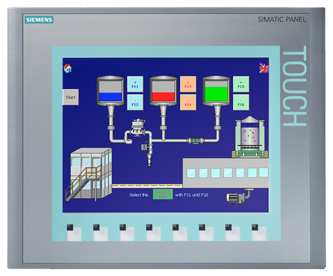 SIEMENS 6AV6647-0AE11-3AX0 SIMATIC HMI KTP1000 Basic Color DP