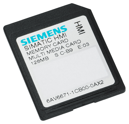 SIEMENS 6AV6671-1CB00-0AX2 SIMATIC HMI MEMORY CARD 128 MB