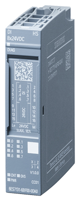 6ES7131-6BF00-0DA0 SIMATIC ET 200SP, digital input module, DI 8x 24 V DC