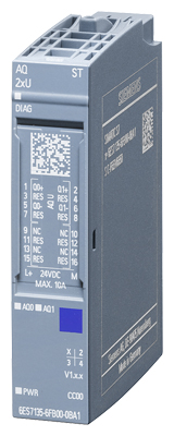 6ES7135-6FB00-0BA1 ET 200SP AQ 2 x U ST