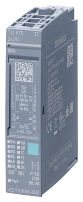 6ES7138-6EB00-0BA0 SIMATIC ET 200SP, TM PTO 2X24 V, Interface Module for Stepper Drives