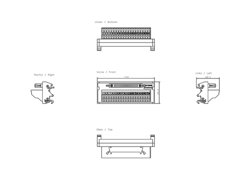 6ES7392-1BN00-0AA0 S7-300 TERMINAL BLOCK with SPRING CONTACTS 64-channel