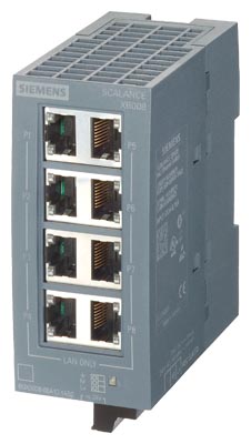 6GK5008-0BA10-1AB2 SCALANCE XB008 8xRJ45 ETHERNET SWITCH
