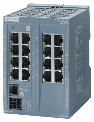 6GK5216-0BA00-2AB2 SCALANCE XB216 MANAGED LAYER 2 IE SWITCH