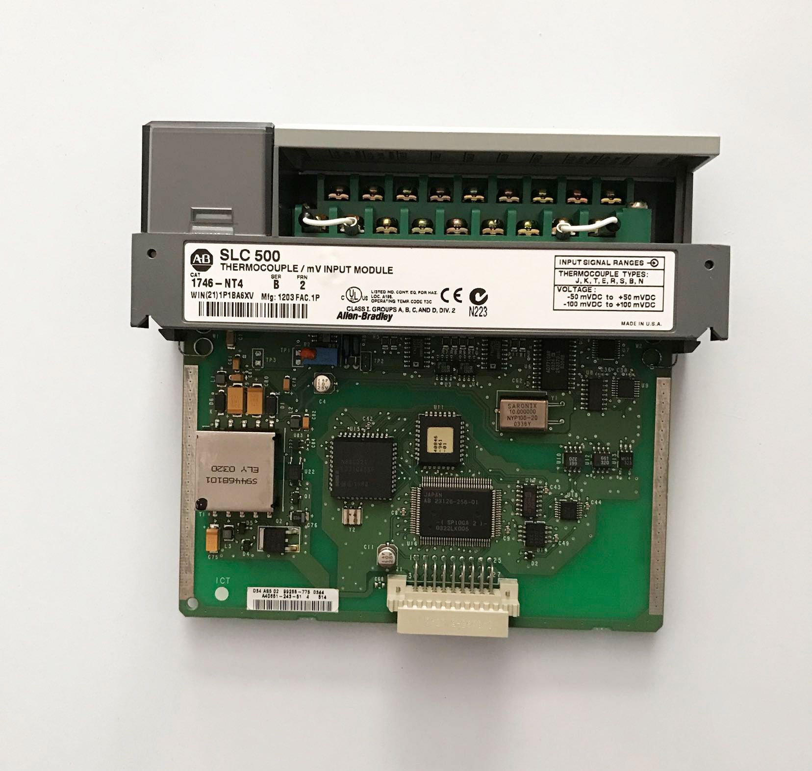 Allen Bradley 1746nt4, Analog Input Module , Slc 500