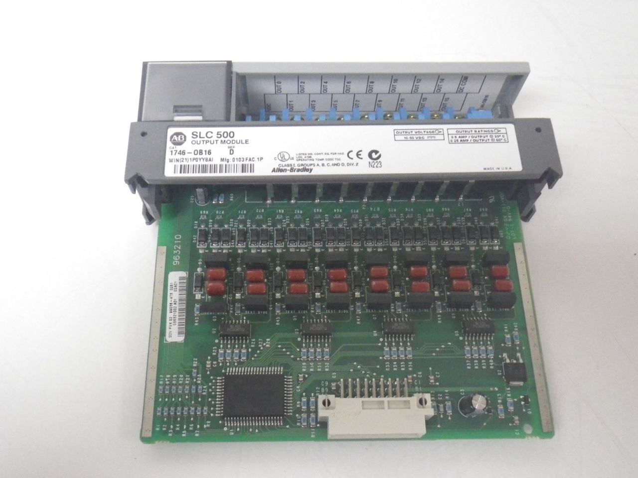 Allen Bradley 1746ob16, Slc 500 Output Module