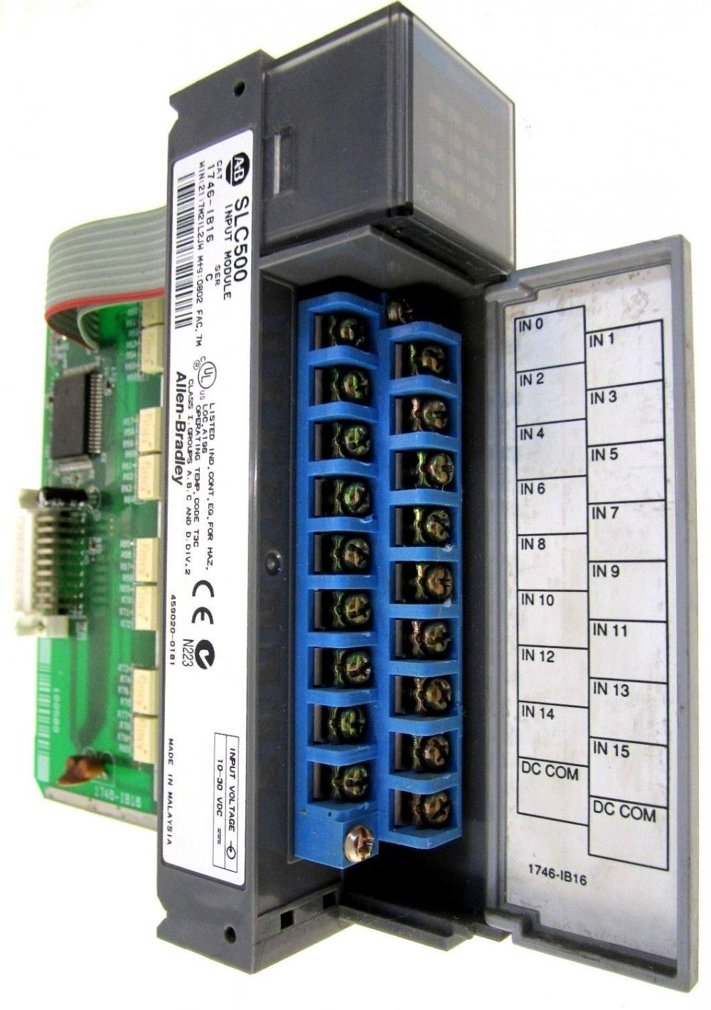 Allen Bradley Slc 500 Input Module, 1746ib16 