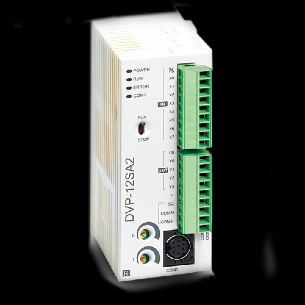 [2. El] Delta Dvp12sa11r PLC - 8 Dijital Giriş, 4 Dijital Çıkış